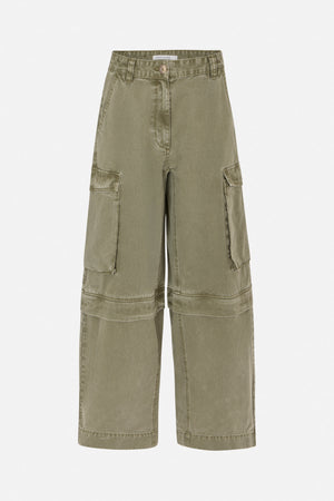 Frema - Canvas cargo pants I Washed sage Washed sage XS 5 - Rabens Saloner - DK