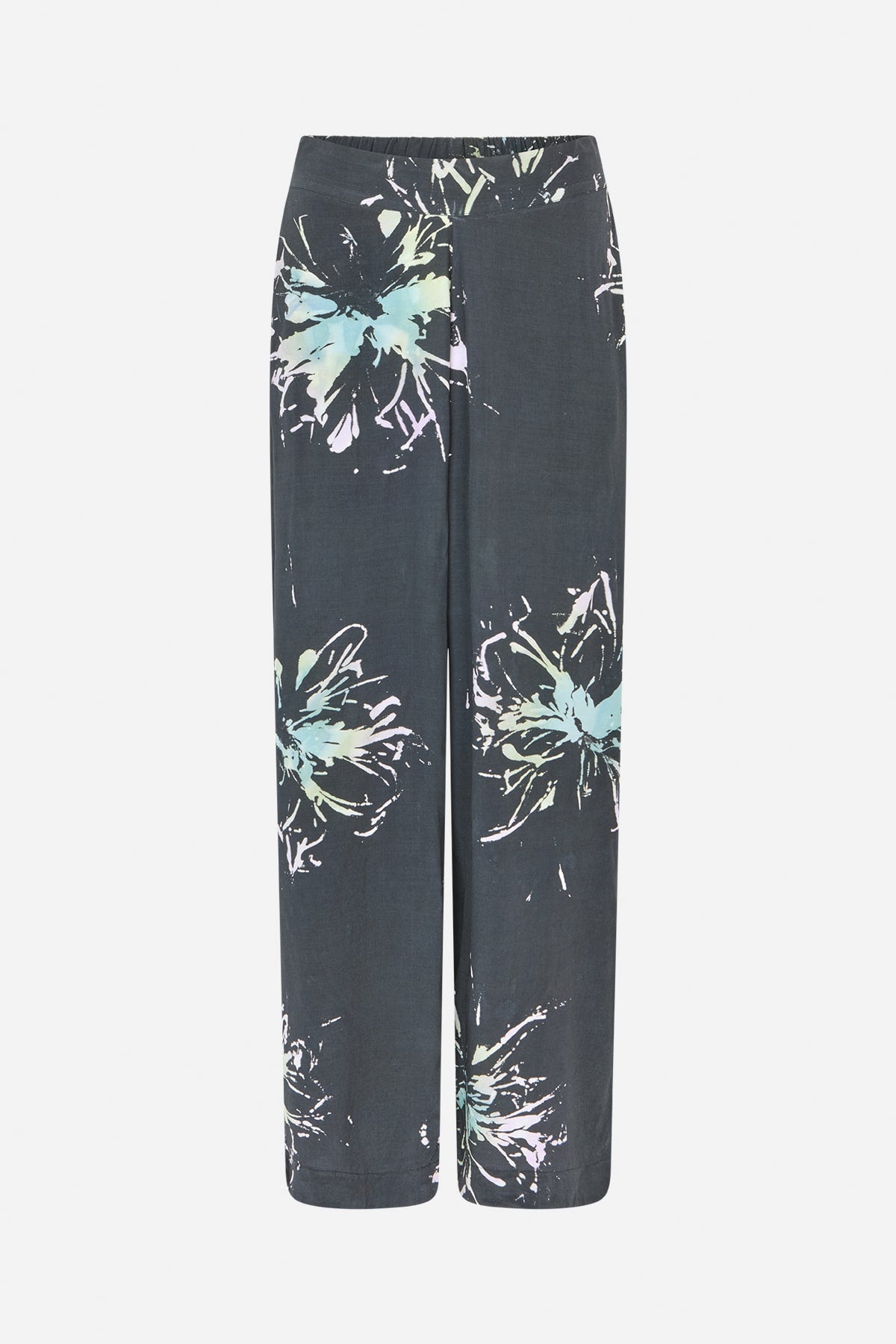 Alisa - Lumiére wide leg pants I Iron grey Iron grey XS 4 - Rabens Saloner - DK
