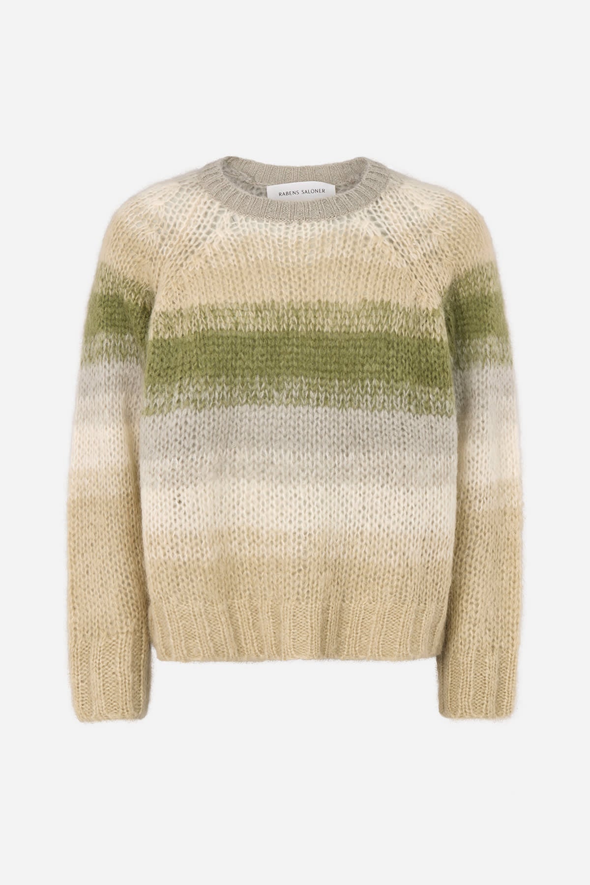Jasmin - Blurred yarn boxy sweater I Light camel combo Light camel combo XS/S 4 - Rabens Saloner - DK