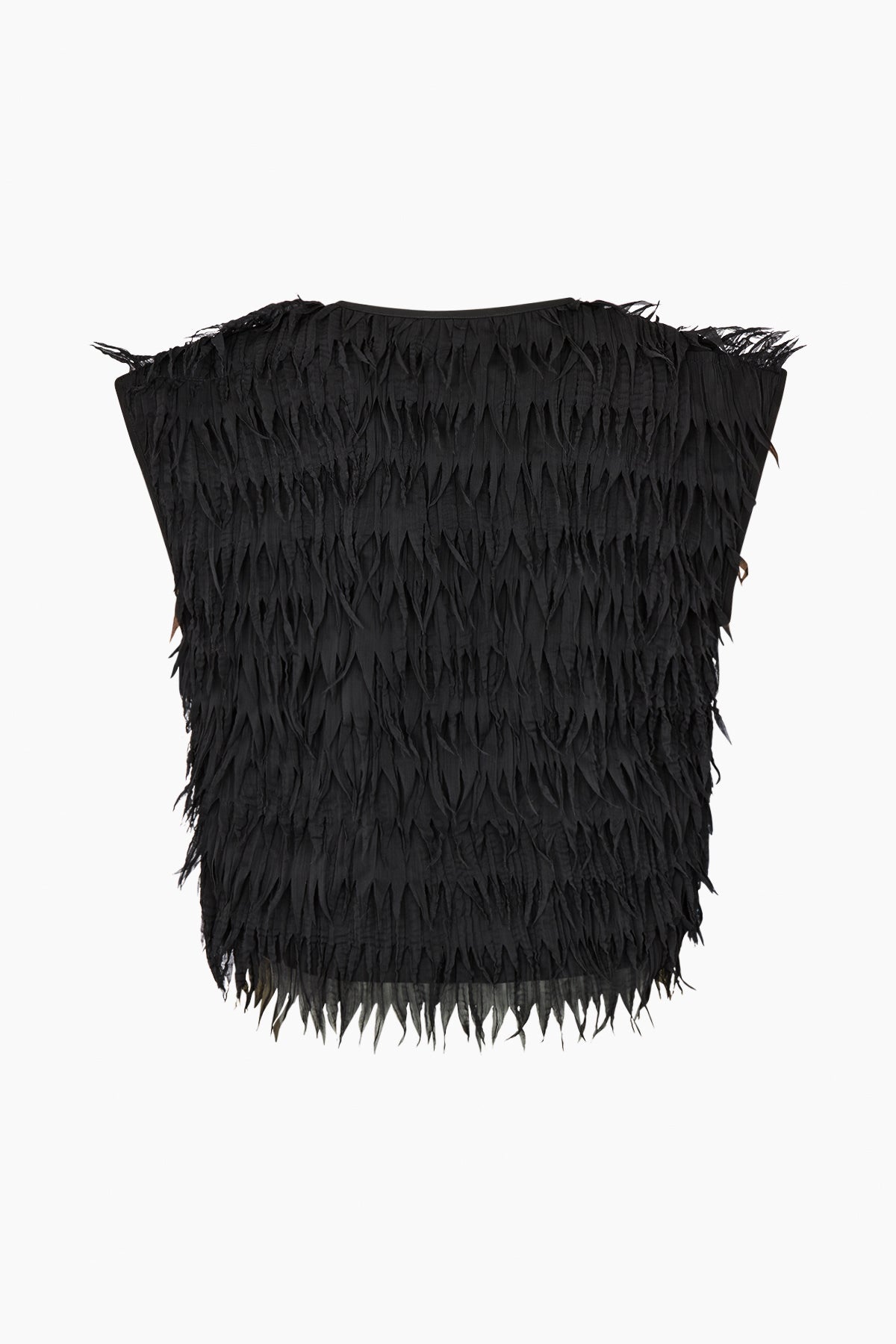 Maila - Icicle boxy t-shirt I Black 5 - Rabens Saloner - DK