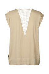 Rosalyn - Funnel web blouse I Sand    4 - Rabens Saloner - DK