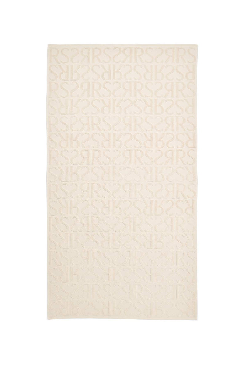 Monogram beach towel - Beach towel 100x180 cm I Ivory Ivory 100x180cm 1 - Rabens Saloner - DK