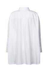 Noah - Poplin oversized shirt I White 2 - Rabens Saloner - DK