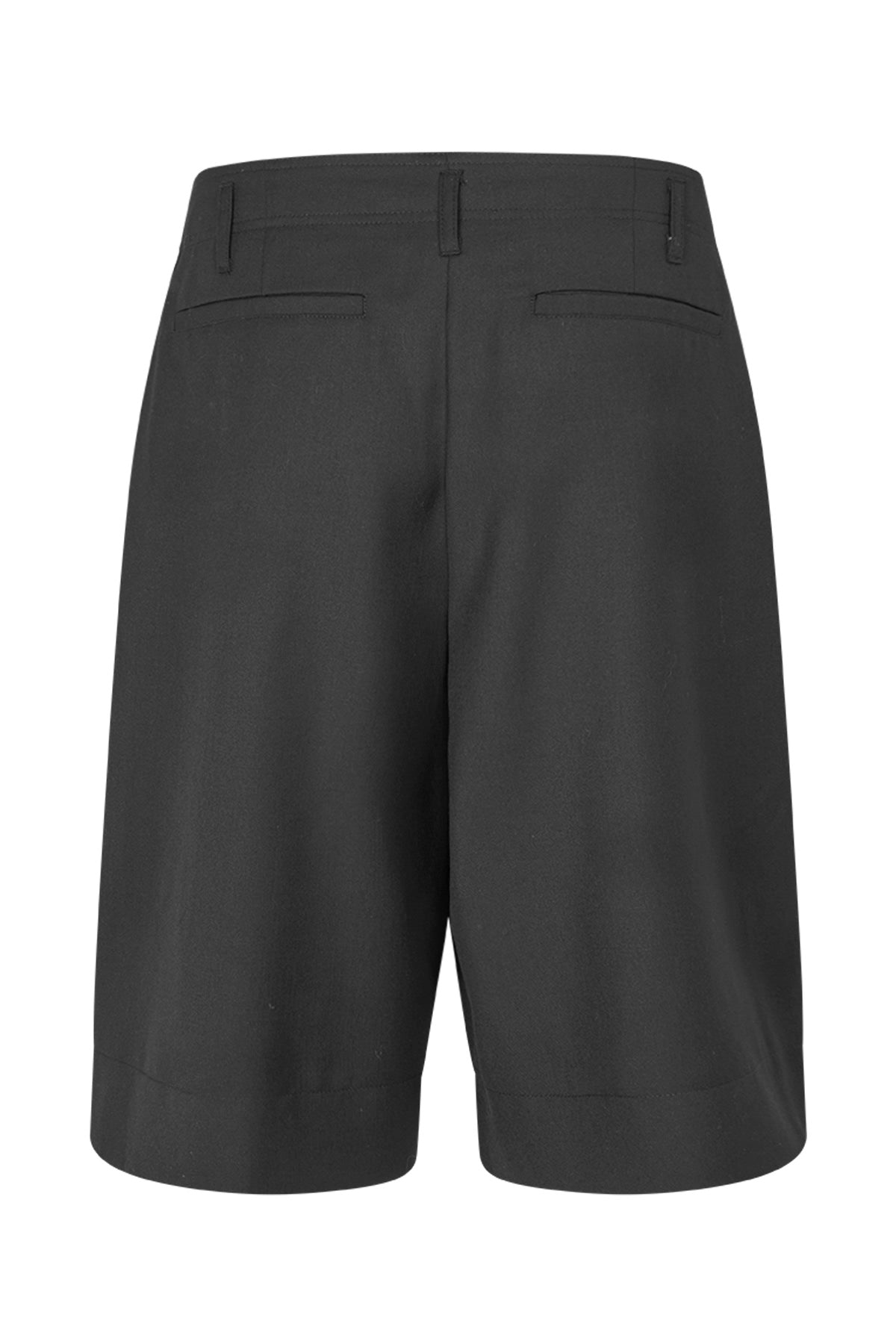 Feliza - Smooth tailoring shorts I Black 5 - Rabens Saloner - DK