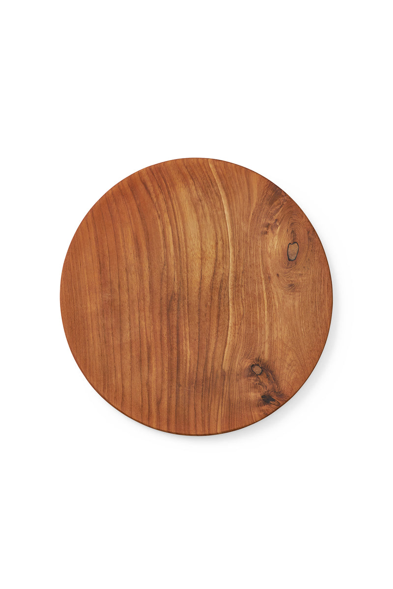 Wooden Plate - Plate 30 cm I Brown Wood Brown Wood D: 30 cm  2 - Rabens Saloner - DK