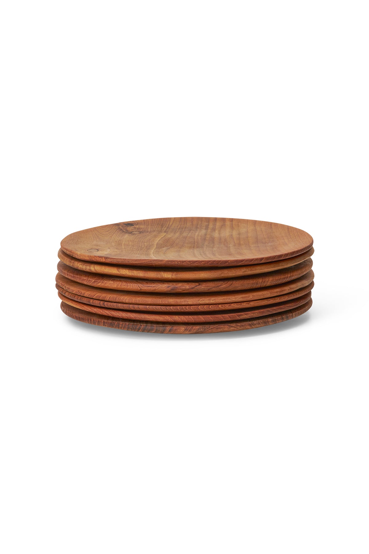Wooden Plate - Plate 30 cm I Brown Wood    1 - Rabens Saloner - DK