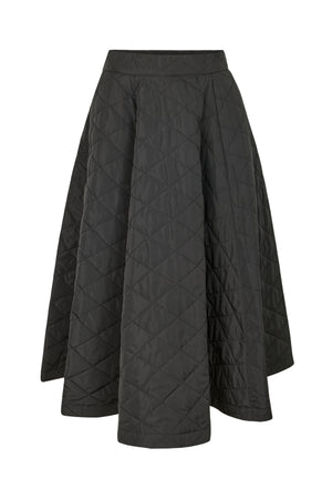 Bisharo - Tech quilt full skirt I Black Black XS 4 - Rabens Saloner - DK