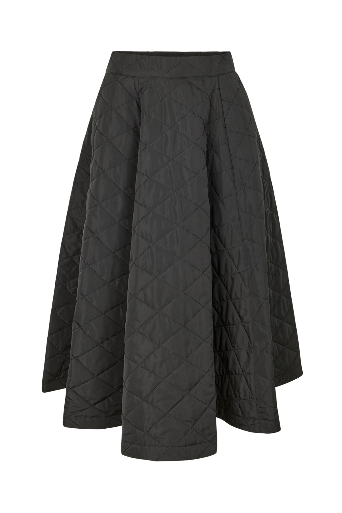 Bisharo - Tech quilt full skirt I Black Black XS 4 - Rabens Saloner - DK