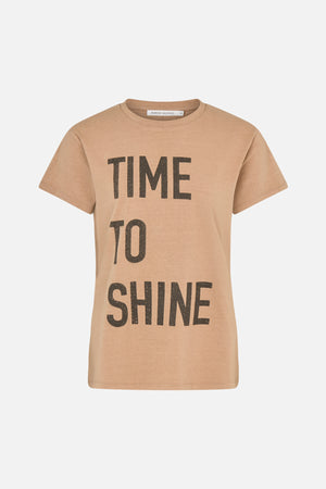 Ambla - Time to shine t-shirt I Tobacco Tobacco XS 1 - Rabens Saloner - DK
