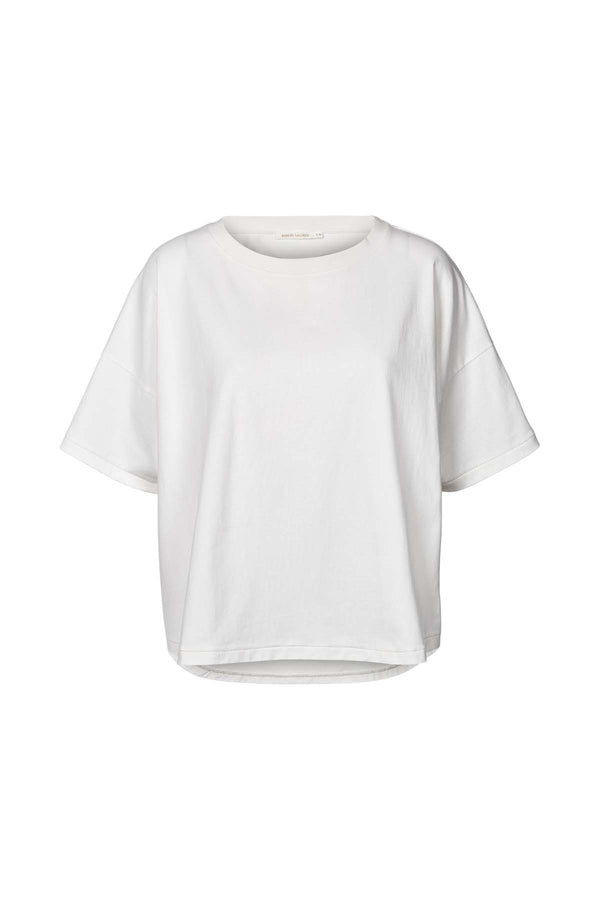 Margot - FOT cropped t-shirt I White White XS/S  1 - Rabens Saloner - DK