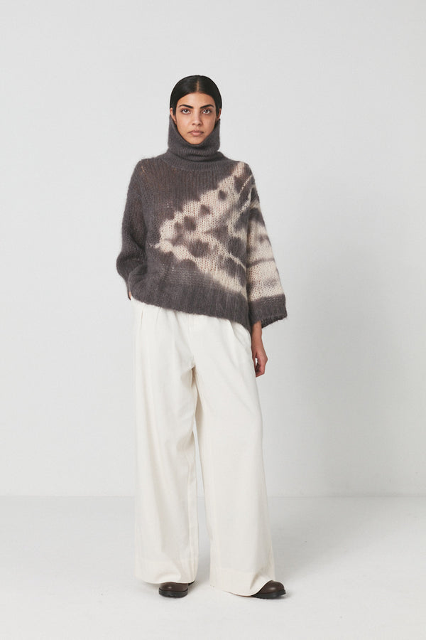Tahani - Echo knit roll neck sweater