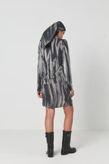 Azalea - Mottled short skirt I Grey combo    3 - Rabens Saloner - DK