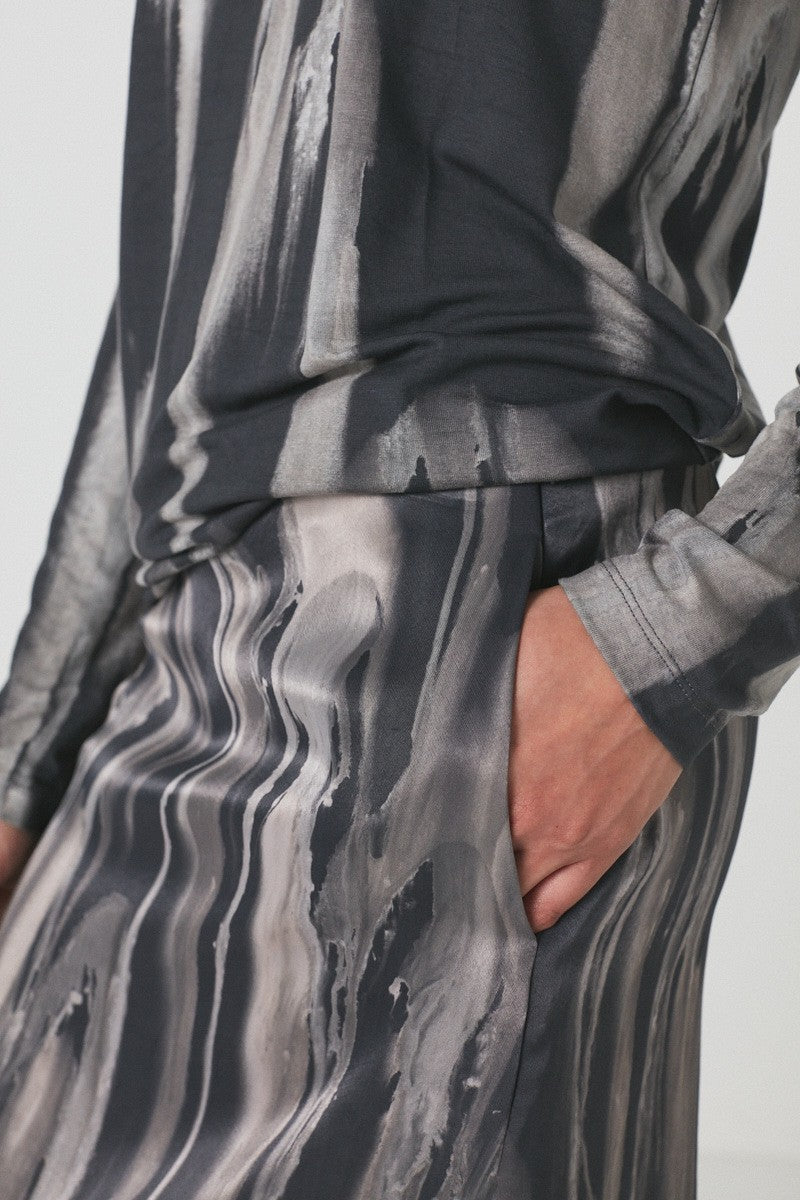 Azalea - Mottled short skirt I Grey combo    4 - Rabens Saloner - DK