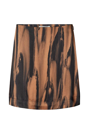 Azalea - Mottled short skirt I Latte combo    1 - Rabens Saloner - DK