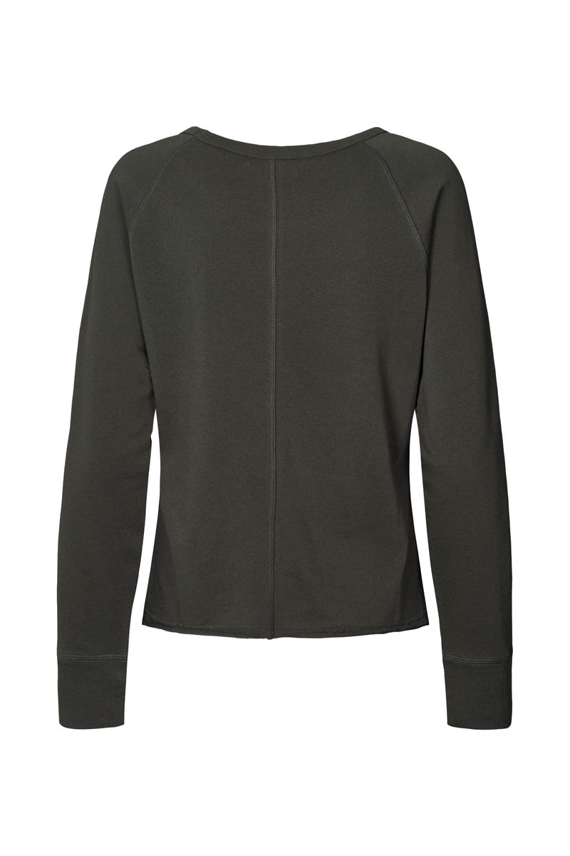 Nemi - Light stretch long sleeve top I Black 4 - Rabens Saloner - DK