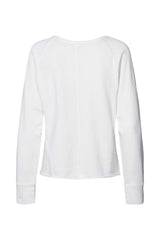 Nemi - Light stretch long sleeve top I White    4 - Rabens Saloner - DK