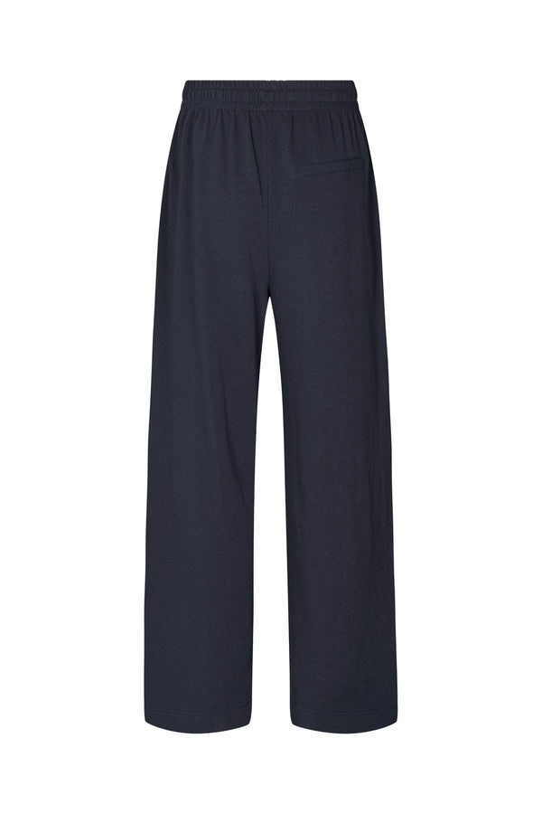 Calla - Light stretch relaxed pants I Navy 2 - Rabens Saloner - DK