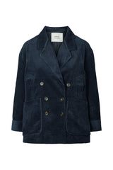 Carmeline - Corduroy jacket I Dark navy Dark navy XS  1 - Rabens Saloner - DK