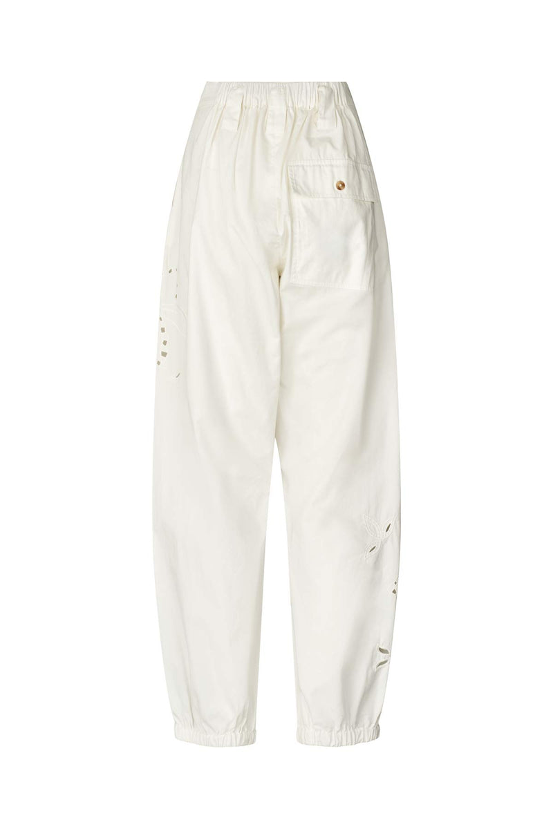 Iman - Lotus lace pants I Off white    4 - Rabens Saloner - DK