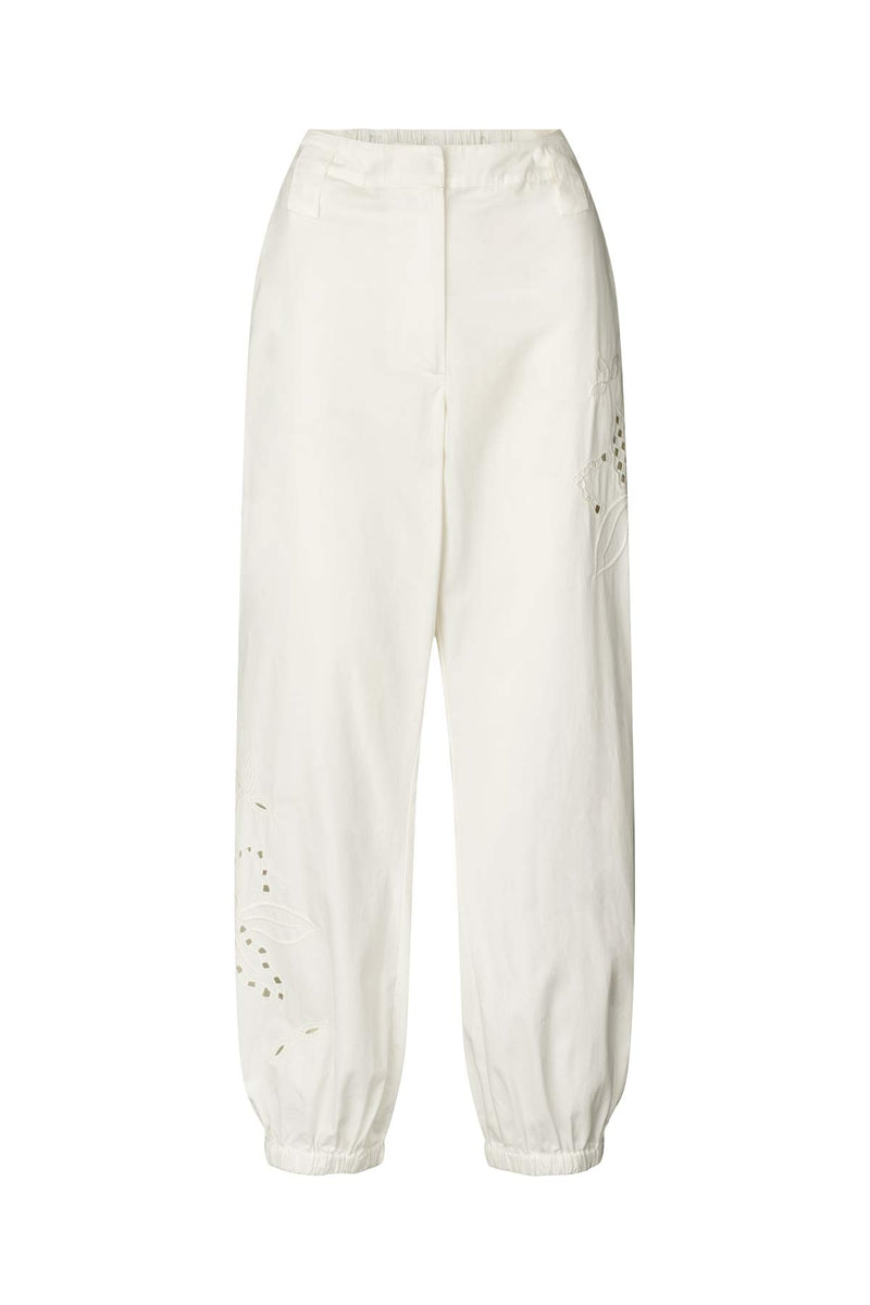 Iman - Lotus lace pants I Off white Off white XS  3 - Rabens Saloner - DK