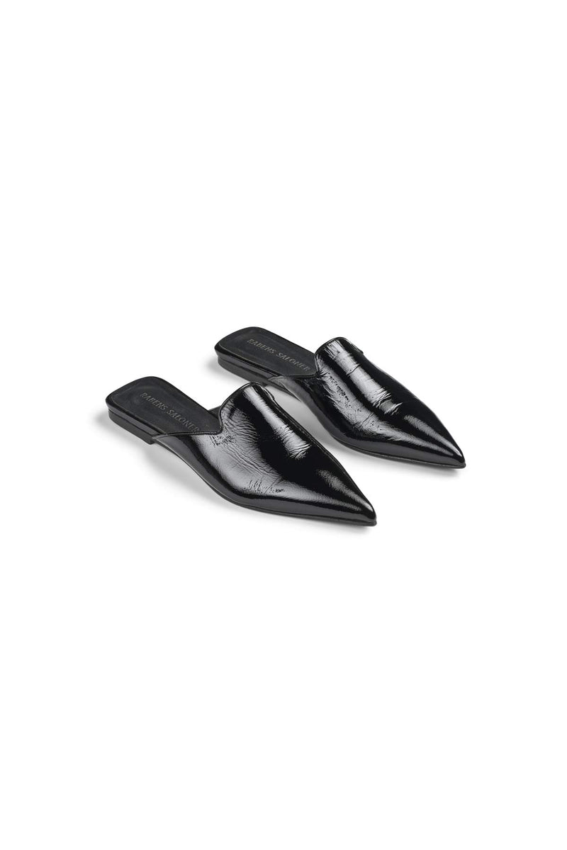 Addy - Pointy slipper I Black Black 36 1 - Rabens Saloner - DK