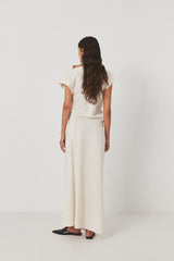 Orana - Aviator draped dress I Ivory    3 - Rabens Saloner - DK