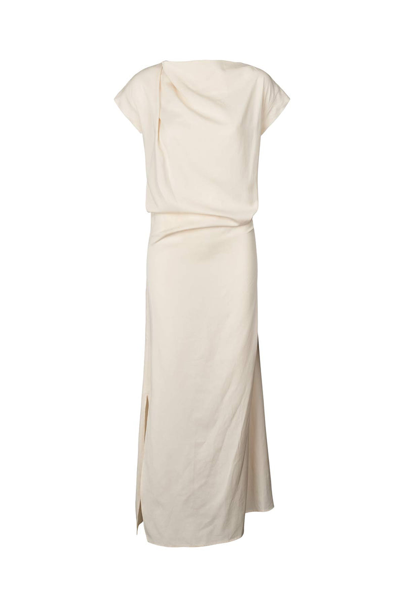 Orana - Aviator draped dress I Ivory Ivory XS  5 - Rabens Saloner - DK