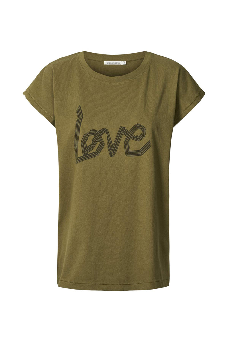 Anira - Ribbon love t-shirt I Army