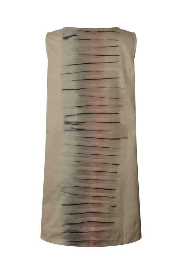 Lupita - Macaw Aline short dress I Grey combo    2 - Rabens Saloner - DK