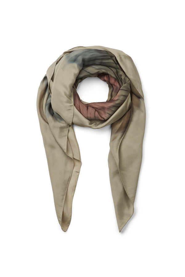 Merete - Macaw large scarf 138X180 I Grey combo