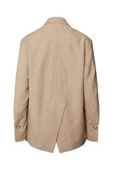 Loza - Easy tailoring jacket I Biscuit 2 - Rabens Saloner - DK