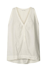 Ljuba - Cotton double tank top I White White XS 1 - Rabens Saloner - DK