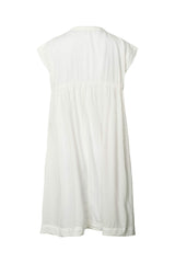 Lotti - Cotton short dress I White 2 - Rabens Saloner - DK