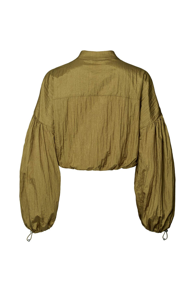 Isobel - Parachute cropped jacket I Army    4 - Rabens Saloner - DK