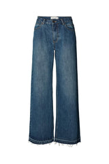 Ini - Denim pant I Washed Indigo Washed Indigo 25 2 - Rabens Saloner - DK