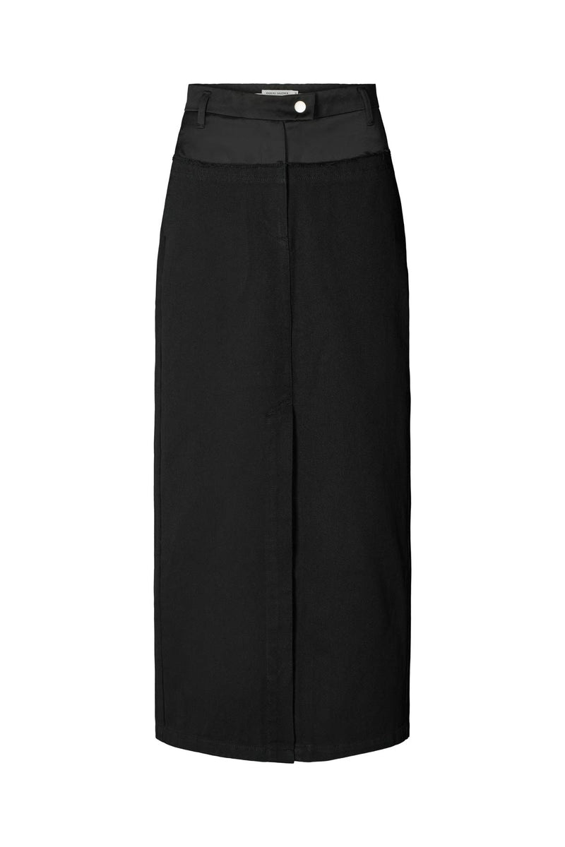 Rasmia - Duo canvas skirt I Black Black XS 1 - Rabens Saloner - DK