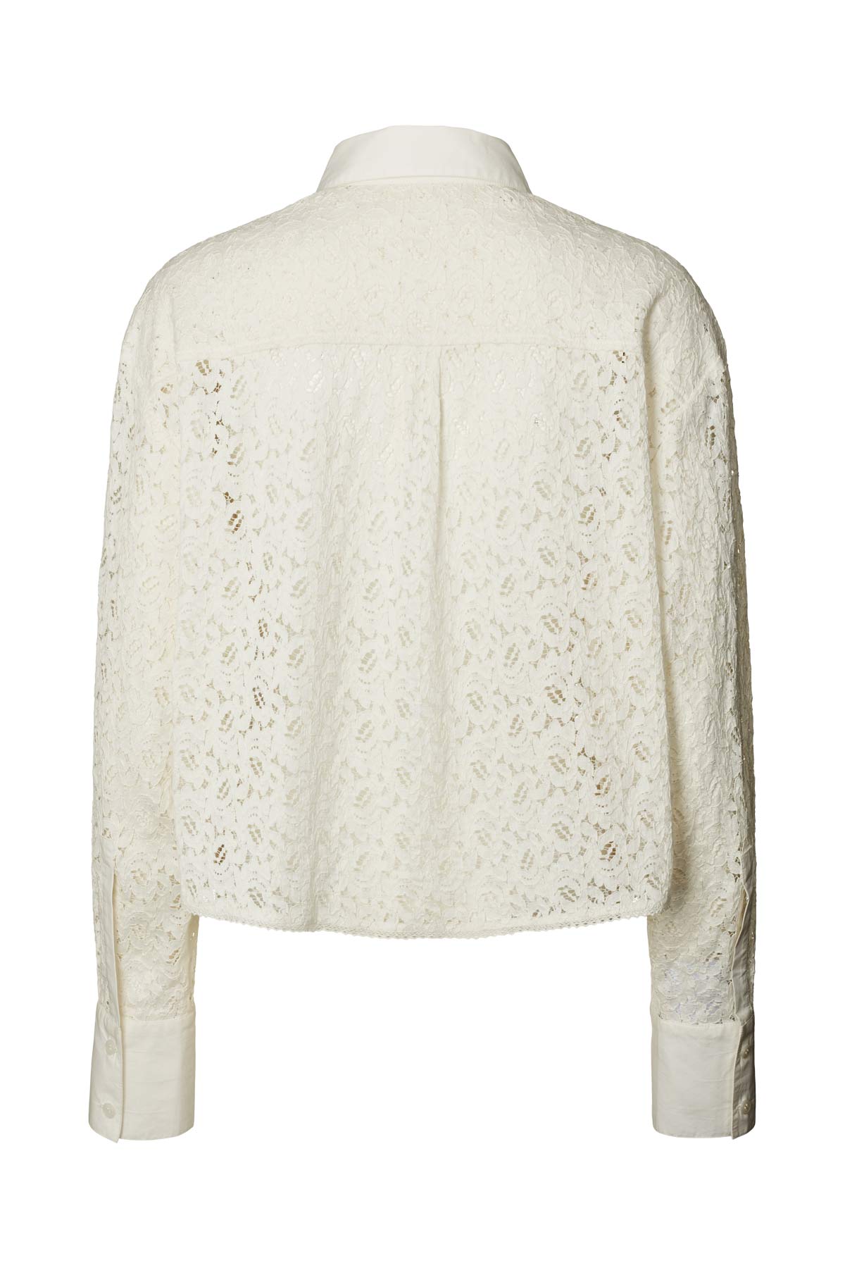 Seval - Lacey shirt I Chalk 3 - Rabens Saloner - DK