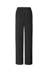 Alisa - Sandwashed wide leg pant I Black    2 - Rabens Saloner - DK