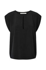 Rosalyn - Sandwashed blouse I Black Black XS 3 - Rabens Saloner - DK