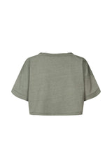 Muggi - Vintage cotton cropped t-shirt I Moon 4 - Rabens Saloner - DK