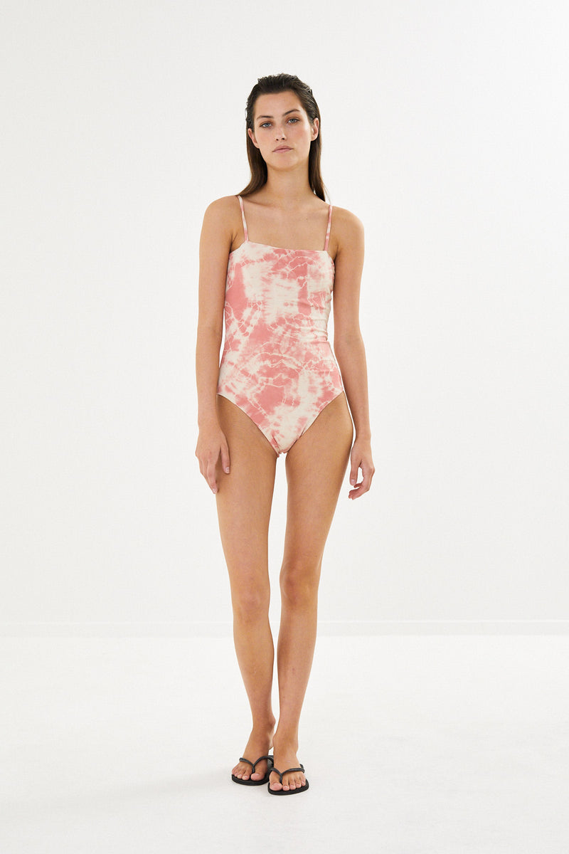 Isolde - Nebula swim swimsuit I Pale pink combo 1 - Rabens Saloner - DK