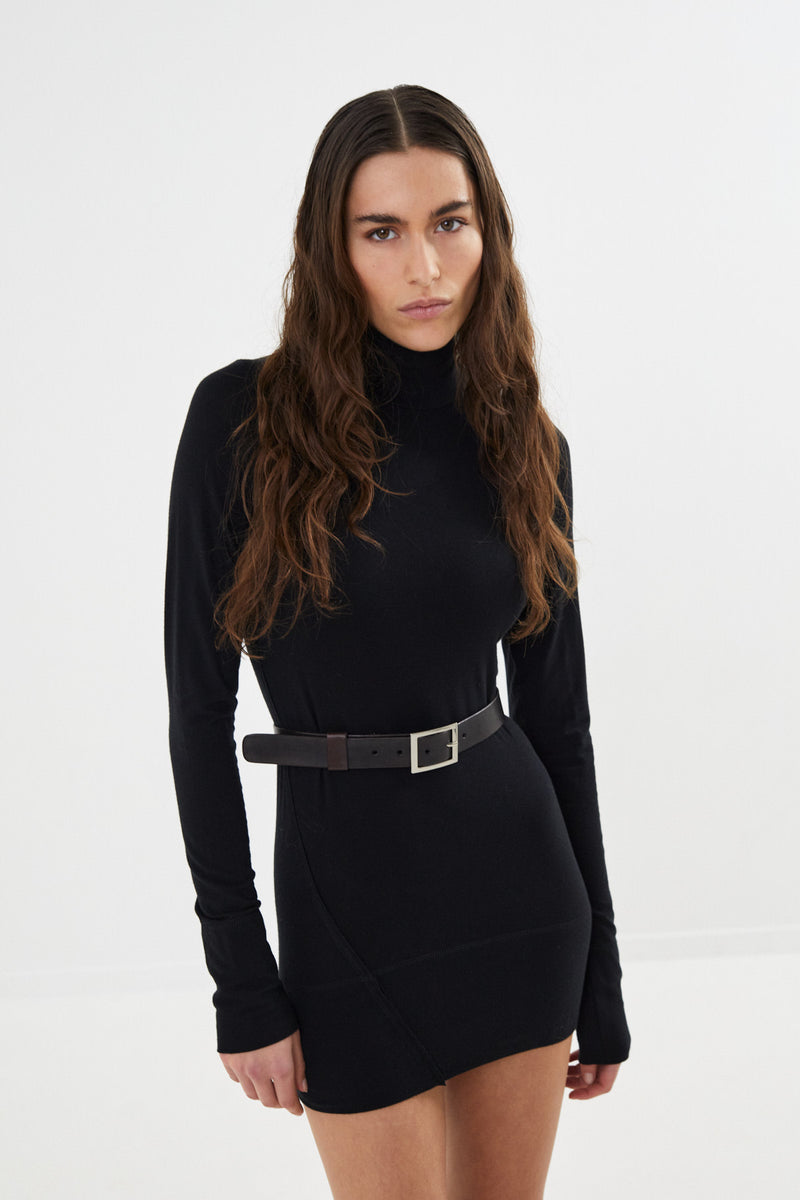 Jadeh - Leather belt I Black 1 - Rabens Saloner - DK