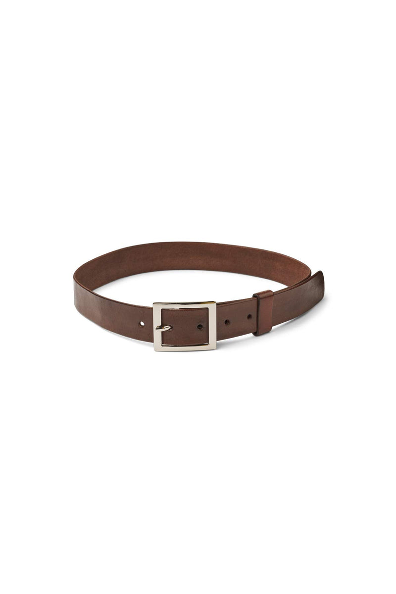 Jadeh - Leather belt I Dark brown Dark brown 75  1 - Rabens Saloner - DK