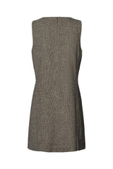 Lizl - Mini check dress I Coffee check    4 - Rabens Saloner - DK