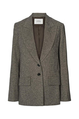 Helin - Mini check jacket I Coffee check Coffee check XS  3 - Rabens Saloner - DK