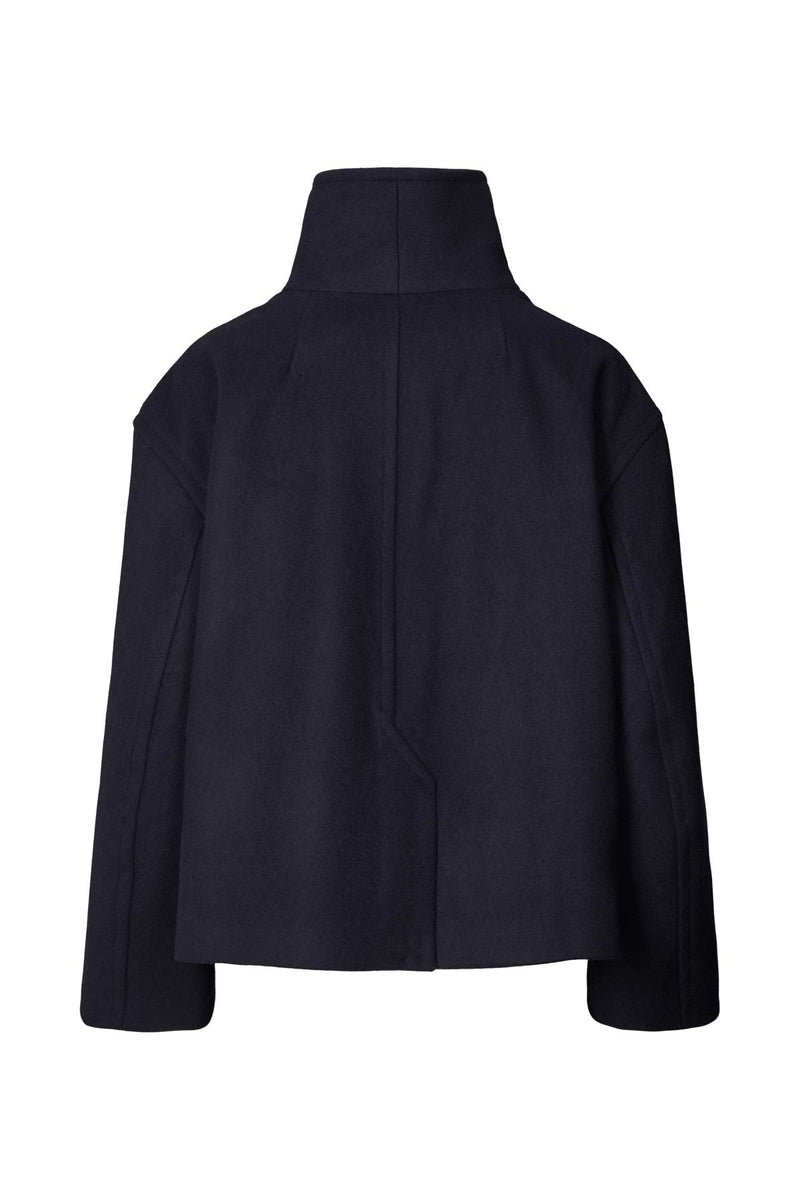 Litten - Boiled wool jacket I Navy    4 - Rabens Saloner - DK