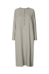 Asta - Cotton double long kaftan I Steel grey Steel grey XS 1 - Rabens Saloner - DK