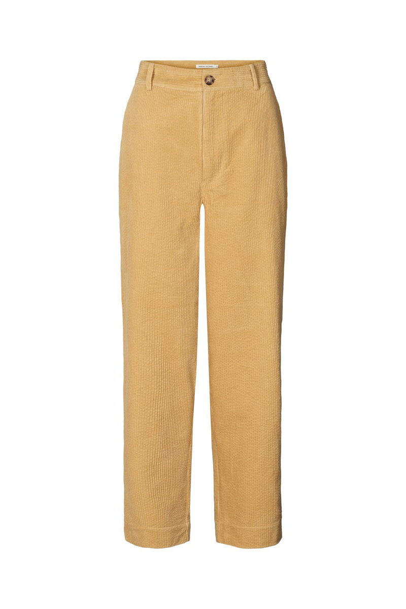 Carly - Corduroy pants I Mustard Mustard XS  4 - Rabens Saloner - DK