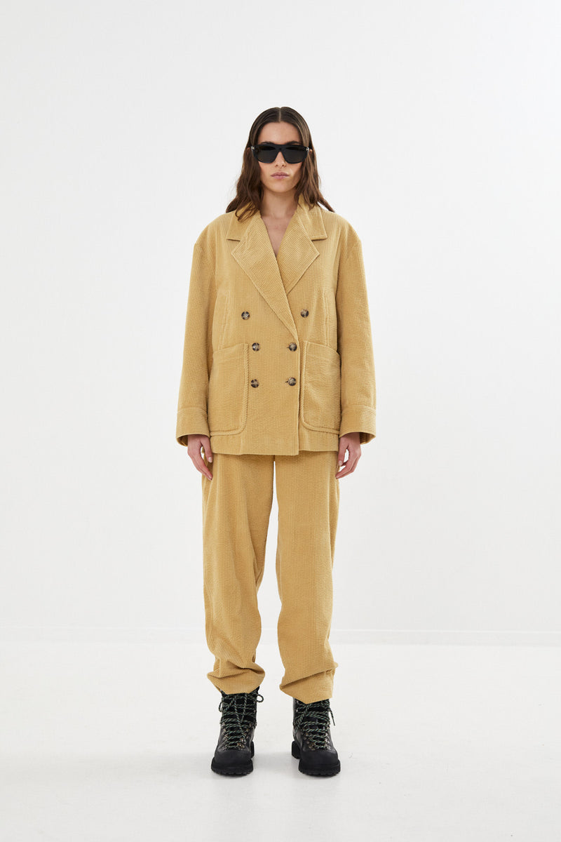 Carmeline - Corduroy jacket I Mustard    3 - Rabens Saloner - DK