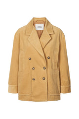 Carmeline - Corduroy jacket I Mustard Mustard XS  4 - Rabens Saloner - DK